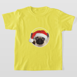 Weihnachts-Mops - Kids' Basic T - Shirt