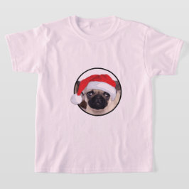 Weihnachts-Mops - Kids' Basic T - Shirt