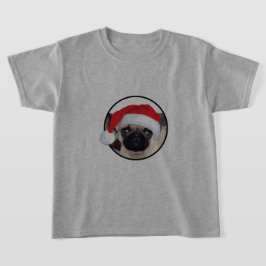 Weihnachts-Mops - Kids' Basic T - Shirt
