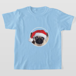 Weihnachts-Mops - Kids' Basic T - Shirt