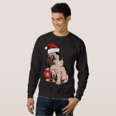 Weihnachts-Mops Klassischer T - Shirt 168 (Vorne ganz)