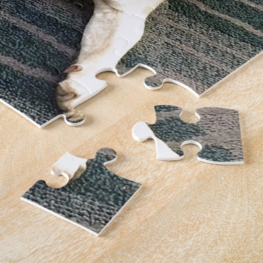 Weihnachts-Mops Puzzle (Seite)