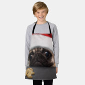 Weihnachts-Mops Schürze (Getragen)