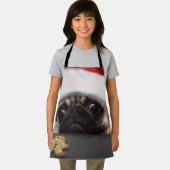 Weihnachts-Mops Schürze (Insitu)