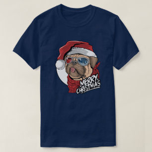 Weihnachts-Mops T-Shirt