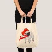 Weihnachts-Mops Tragetasche (Vorderseite (Produkt))