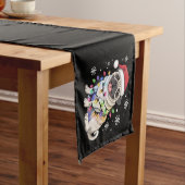 Weihnachts-Mops Weihnachten Weihnachten Weihnachte Kurzer Tischläufer (Beispiel)