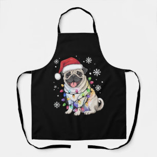 Weihnachts-Mops Weihnachten Weihnachten Weihnachte Schürze