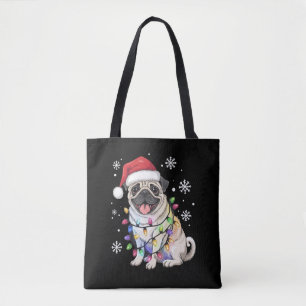 Weihnachts-Mops Weihnachten Weihnachten Weihnachte Tasche