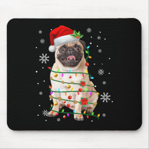 Weihnachts-Mops Weihnachten Weihnachten Weihnachts Mousepad