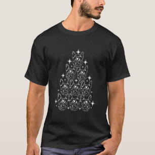 Weihnachts-Mops-Weihnachtsbaum-Hund-Weihnachtsmann T-Shirt