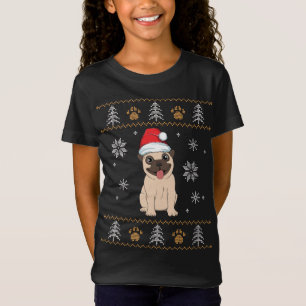 Weihnachts-Mops Xmas Hund Lover Pugmas T-Shirt