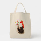 Weihnachts-Mopsetasche Tragetasche (Rückseite)