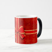 Weihnachts-Morphing-Tasse/Bow Verwandlungstasse (VorderseiteRechts)