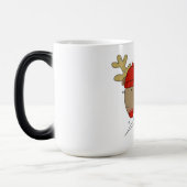 Weihnachts-Morphing-Tasse/Rentier und Pinguin Verwandlungstasse (Links)