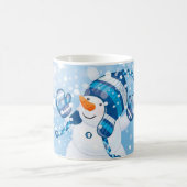 Weihnachts-Morphing-Tasse/Schneemann Verwandlungstasse (Mittel)