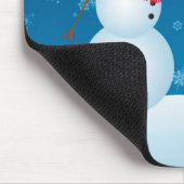 Weihnachts-Mousepad/Happy Holidays Snowman Mousepad (Ecke)