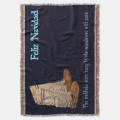 Weihnachts Mukluks Decke (Vorderseite Vertikal)