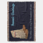 Weihnachts Mukluks Decke (Vorderseite Vertikal)