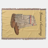 Weihnachts Mukluks Decke (Vorderseite)