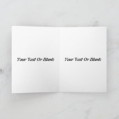 Weihnachts Mukluks Feiertagskarte (Innenseite)