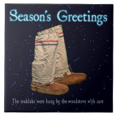 Weihnachts Mukluks Fliese (Vorderseite)