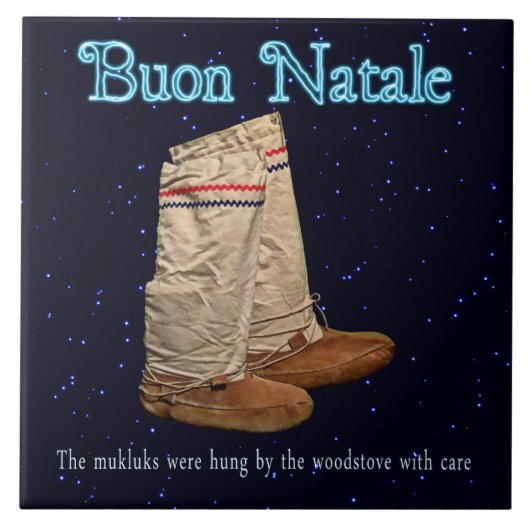 Weihnachts Mukluks Fliese (Vorderseite)