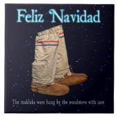 Weihnachts Mukluks Fliese (Vorderseite)