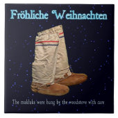 Weihnachts Mukluks Fliese (Vorderseite)