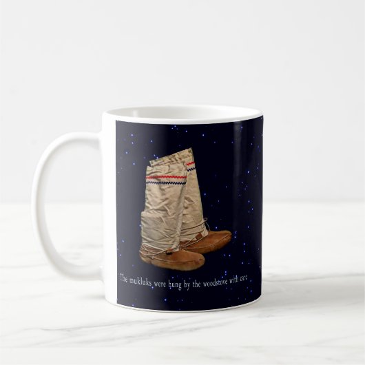 Weihnachts Mukluks Kaffeetasse (Links)