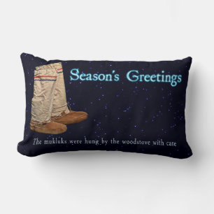 Weihnachts Mukluks Lendenkissen