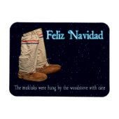 Weihnachts Mukluks Magnet (Horizontal)