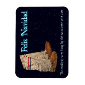 Weihnachts Mukluks Magnet (Vertikal)