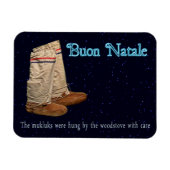 Weihnachts Mukluks Magnet (Horizontal)