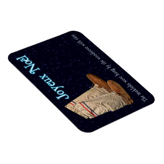 Weihnachts Mukluks Magnet (Rechte Seite)