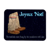 Weihnachts Mukluks Magnet (Horizontal)