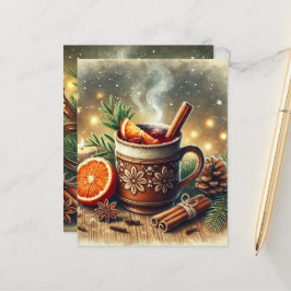 Weihnachts-Mulled Cider Scrapbook Paper