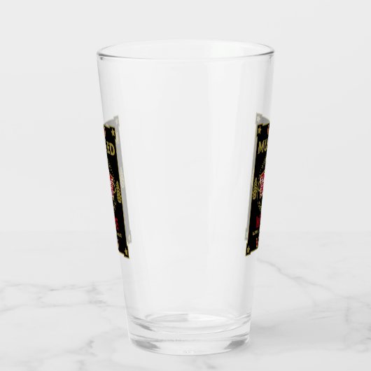 Weihnachts-Mulled Roter Wein Glas (Links)