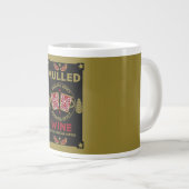 Weihnachts-Mulled Roter Wein Jumbo-Tasse (Vorderseite Rechts)