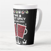 Weihnachts-Mulled Roter Wein Milchtasse (Rechte Ecke)