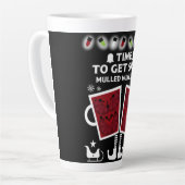 Weihnachts-Mulled Roter Wein Milchtasse (Linke Ecke)