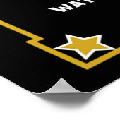 Weihnachts-Mulled Roter Wein Poster (Ecke)