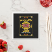 Weihnachts-Mulled Roter Wein Serviette (Beispiel)