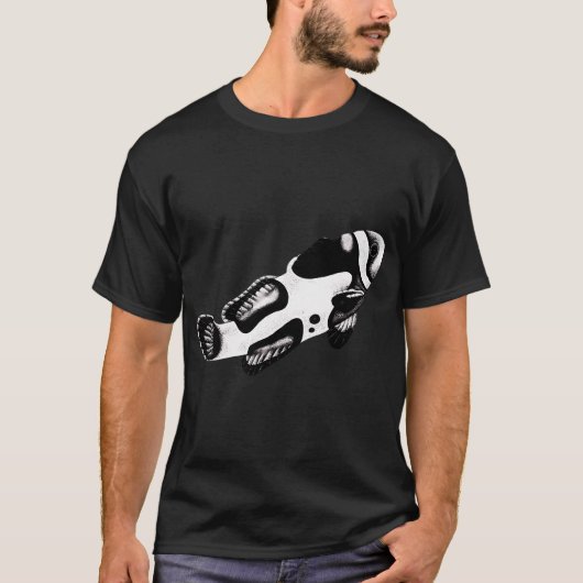 Weihnachts-Mullet T-Shirt (Vorderseite)