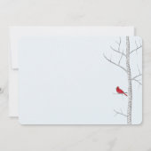 Weihnachts-Multi-5-FotoCollage Roter Kardinal (Rückseite)