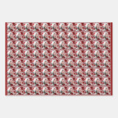 Weihnachts-Multifunktionsleisten-Single-Fotovorlag Geschenkpapier Set (Vorderseite)