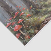 Weihnachts-Mushroom Fairy Decoupage Seidenpapier (Ausschnitt)