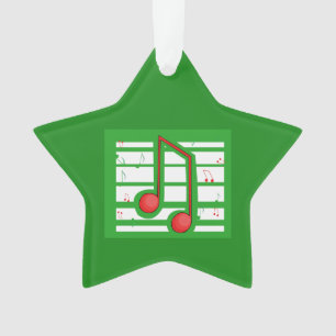 Weihnachts-Musiklehrer, Hinweise zu Grün Ornament