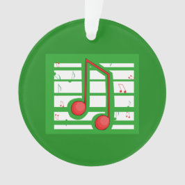 Weihnachts-Musiklehrer, Hinweise zu Grün Ornament