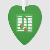 Weihnachts-Musiklehrer, Hinweise zu Grün Ornament (Vorderseite)